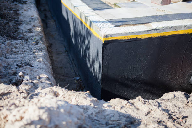 Residential Waterproofing installation at a Patuxent River, MD home by SJ Waterproofing Pros
